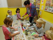 Malování a obtiskávání ovoce